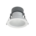 4" Quartz Round LED Can-less Downlight with Selectable Lumens & CCT, White Finish