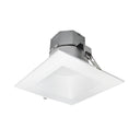 8" Quartz Square LED Can-less Downlight with Selectable Lumens & CCT, White Finish
