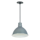 10" RLM LED Shade, 2000lm, 3000K, Black/White, 120V 0-10V/Triac/ELV & 277V 0-10V Dimming