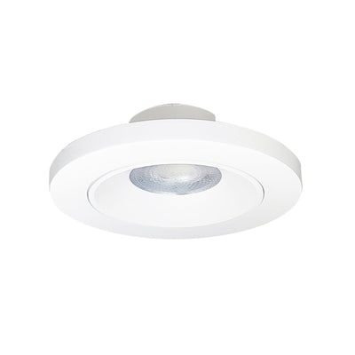 4" Regressed Slim LED Surface Mount, 950lm / 13W, Selectable CCT, Matte Powder White Finish