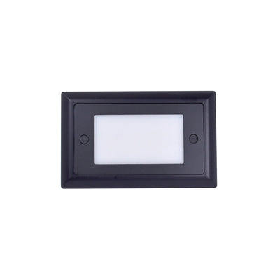 Mia Die-Cast Mini LED Step Light w/ Frosted Lens Face, 74lm, 1.5W, 3000K, Bronze, 120V Dimming