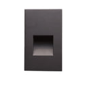 Ari LED Step Light w/ Vertical Wall Wash Face Plate, 37lm / 2.5W, 3000K, Black Finish