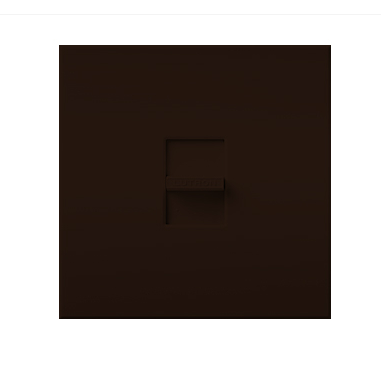 Lutron Nova T Dimmer, 2000W Incandescent/Halogen Only, Single-Pole, 120V, Small Control, Wall Plate Included, NT-2000-BR, Brown