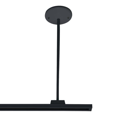 72" Pendant Assembly Kit for Track Systems, Black Finish