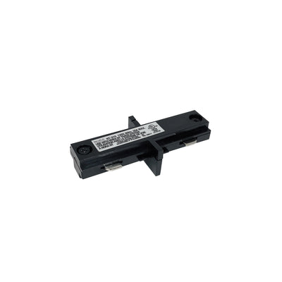 Straight Connector for One-Circuit Track, Black Finish