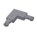 L-Connector for One-Circuit Track, Black Finish