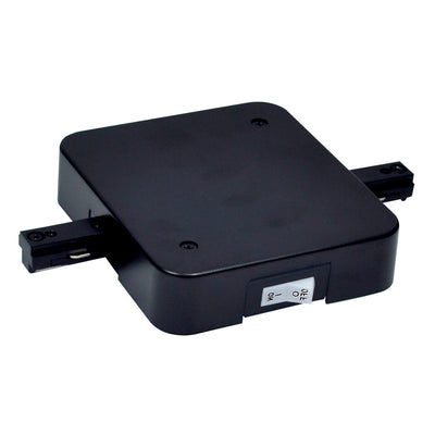 In-Line Feed w/ Circuit Limiter, 10 Amps, One-Circuit Track, Black Finish