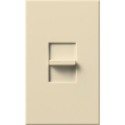 Lutron Nova T LED+ Dimmer Switch, 250W LED, Single Pole, 120V, Small Control, Wall Plate Included, Wall Plate Included, NTCL-250-BE, Beige