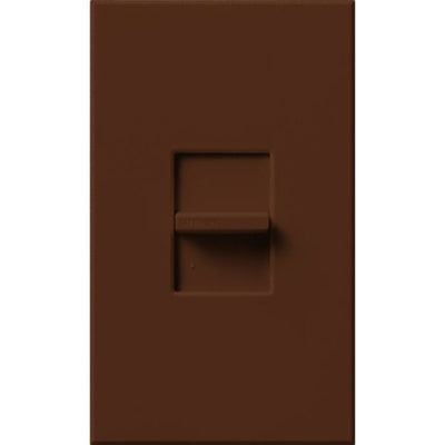 Lutron Nova T LED+ Dimmer Switch, 250W LED, Single Pole, 120V, Small Control, Wall Plate Included, Wall Plate Included, NTCL-250-SI, Sienna