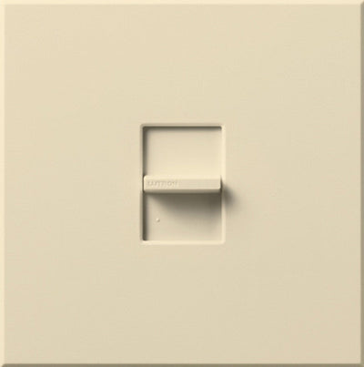 Lutron Nova T Fully Variable Fan-Speed Control, 12A, Single-Pole, 120V, Large Control, Wall Plate Included, NTFS-12E-BE, Beige