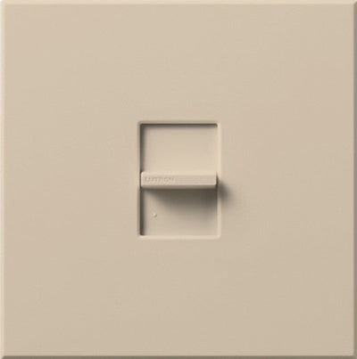 Lutron Nova T Fully Variable Fan-Speed Control, 12A, Single-Pole, 120V, Large Control, Wall Plate Included, NTFS-12E-TP, Taupe