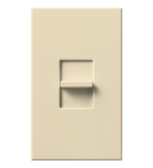 Lutron Nova T Fully Variable Fan-Speed Control, 6A, Single-Pole, 120V, Small Control, Wall Plate Included, NTFS-6E-BE, Beige