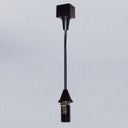 Track Mounted Line Voltage Pendant Cord, 8'-6" length, Candelabra Base, 60W Max, Black
