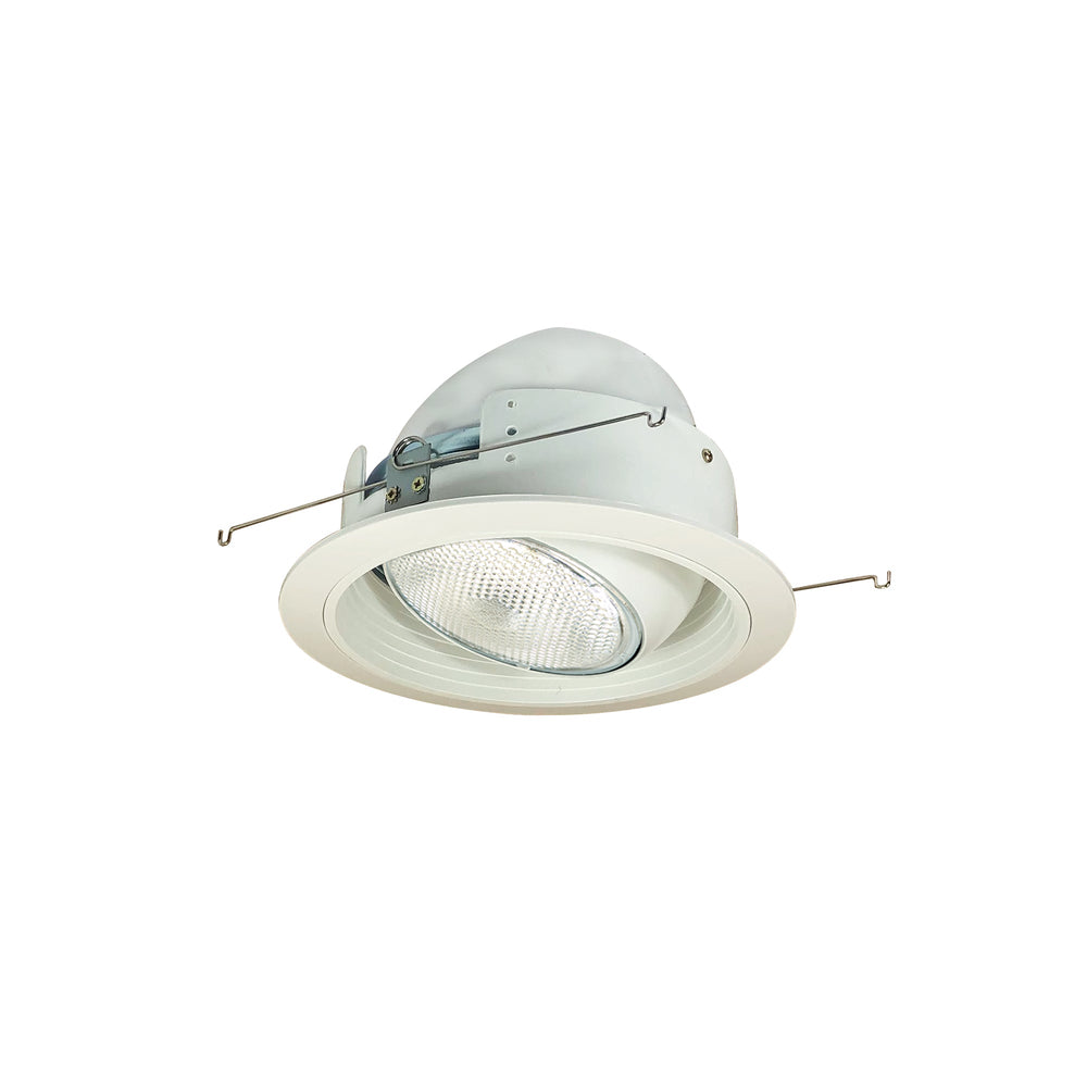 6" Stepped Baffle w/ Regressed Eyeball, White