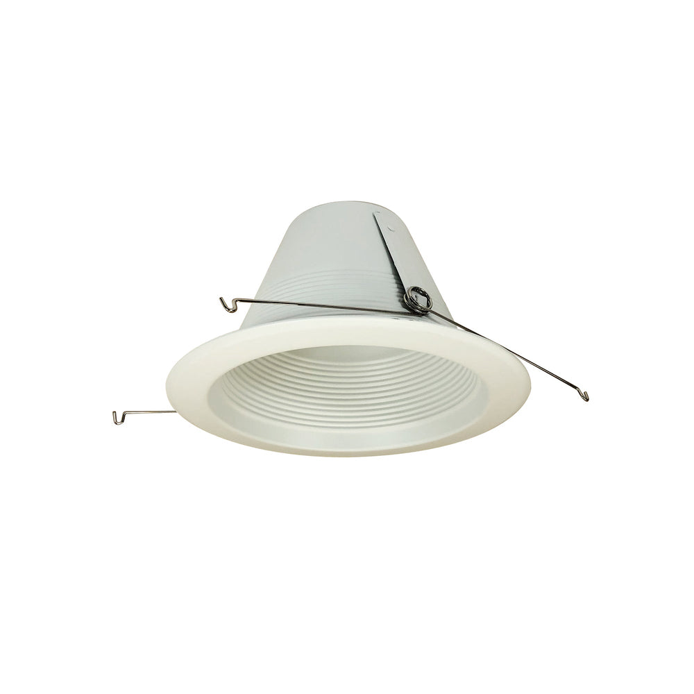6" Airtight Aluminum Shallow Baffle Cone, White