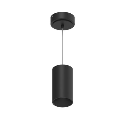 3" iLENE Cable Mount Mini Cylinder, 1500lm, 30W, 2700K, Black, 120V Triac/ELV/0-10V & 277V 0-10V Dimming