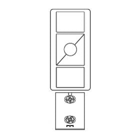 Lutron Screw Mounting Kit for Pico Remotes, Includes Wall Mount and Special Screws, Pico Remote and Wall Plate Sold Separately, PICO-SM-KIT