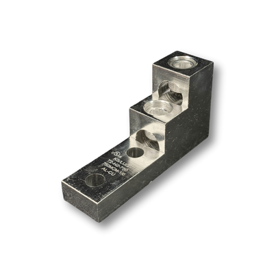 PLS-AST2-750 - Aluminum Single Terminal Lug 2-Hole + 2 Conductors 750 kcmil