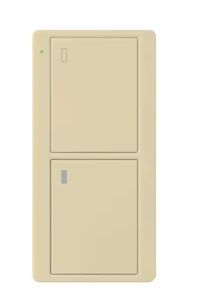 Lutron 2-Button Pico Smart Remote, with Appliance Icons, PJ2-2B-GIV-L02, Ivory