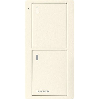 Lutron 2-Button Pico Smart Remote, with Appliance Icons, PJ2-2B-TBI-L02, Biscuit