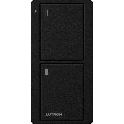 Lutron 2-Button Pico Smart Remote, with Appliance Icons, PJ2-2B-TMN-L02, Midnight