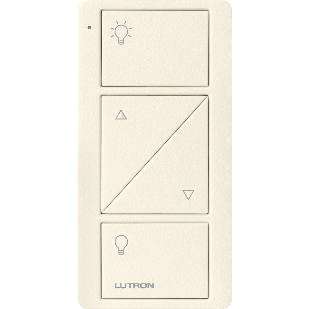 Lutron 2-Button with Raise/Lower, Pico Smart Remote, with Light Icons,PJ2-2BRL-TBI-L01, Biscuit