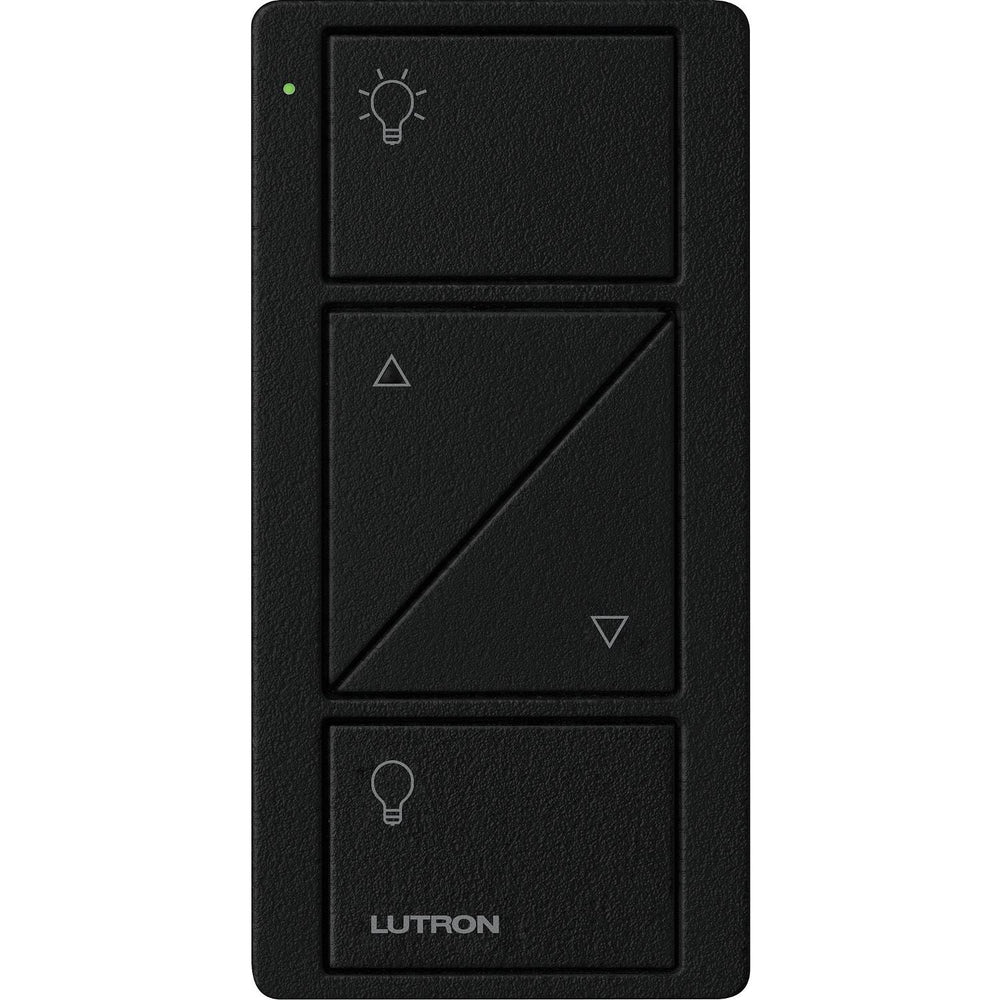 Lutron 2-Button with Raise/Lower, Pico Smart Remote, with Light Icons,PJ2-2BRL-TMN-L01, Midnight