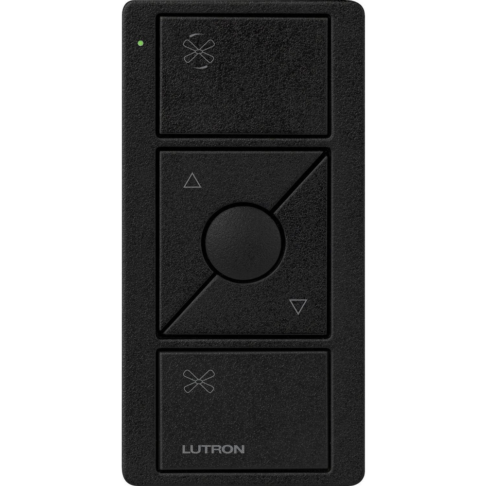 Lutron Pico Smart Remote for Fan Control, 3-Button Raise/Lower with Preset Button, PJ2-3BRL-TMN-F01, Midnight