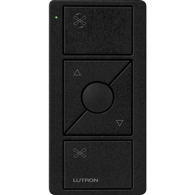 Lutron Pico Smart Remote for Fan Control, 3-Button Raise/Lower with Preset Button, PJ2-3BRL-TMN-F01, Midnight