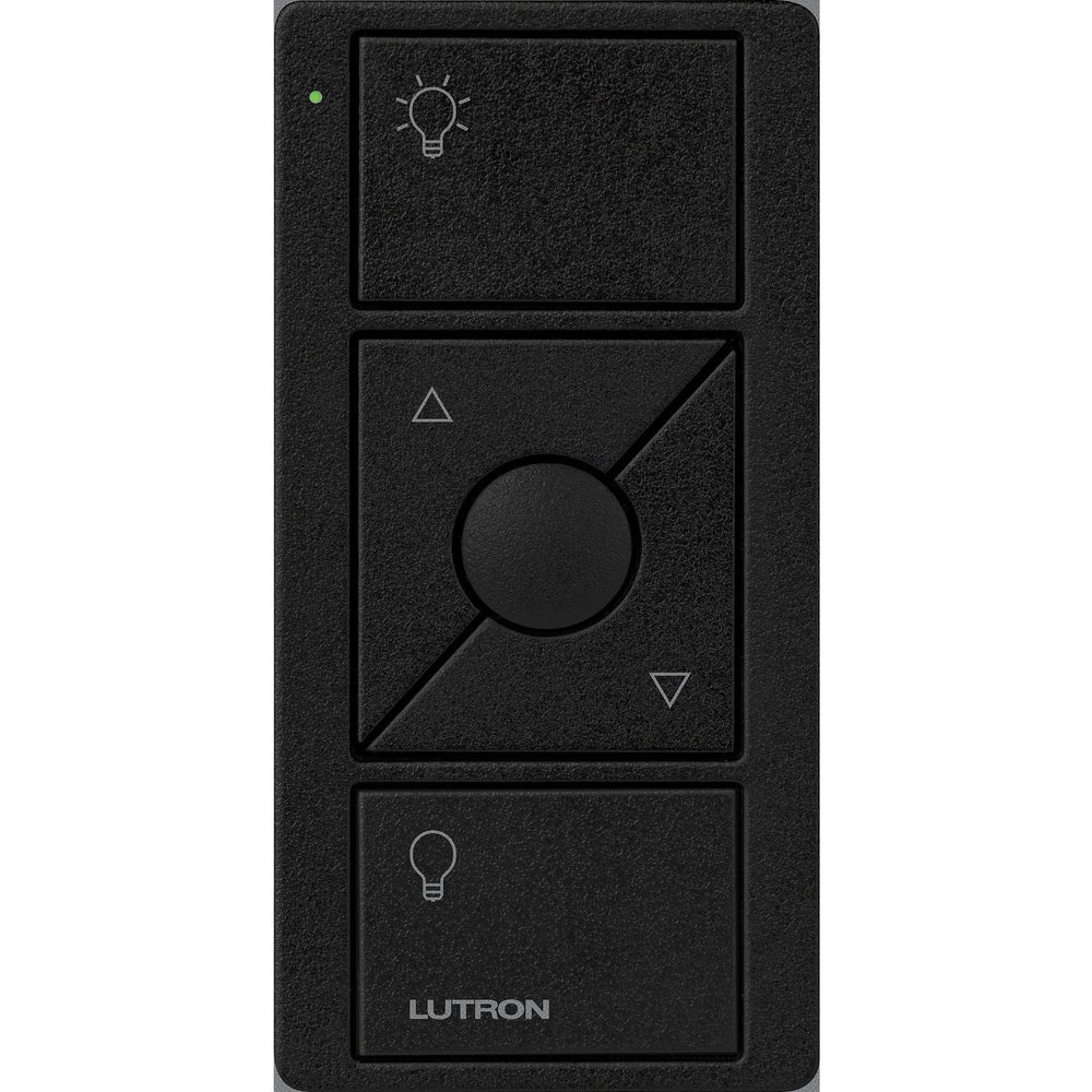 Lutron Original 3-Button Pico Smart Remote with Raise/Lower and Preset, with Light Icons, PJ2-3BRL-TMN-L01, Midnight