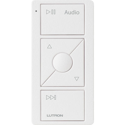 Lutron Pico Smart Remote for Audio, Works with Sonos, with Audio Icons, PJ2-3BRL-TSW-A02, Snow White