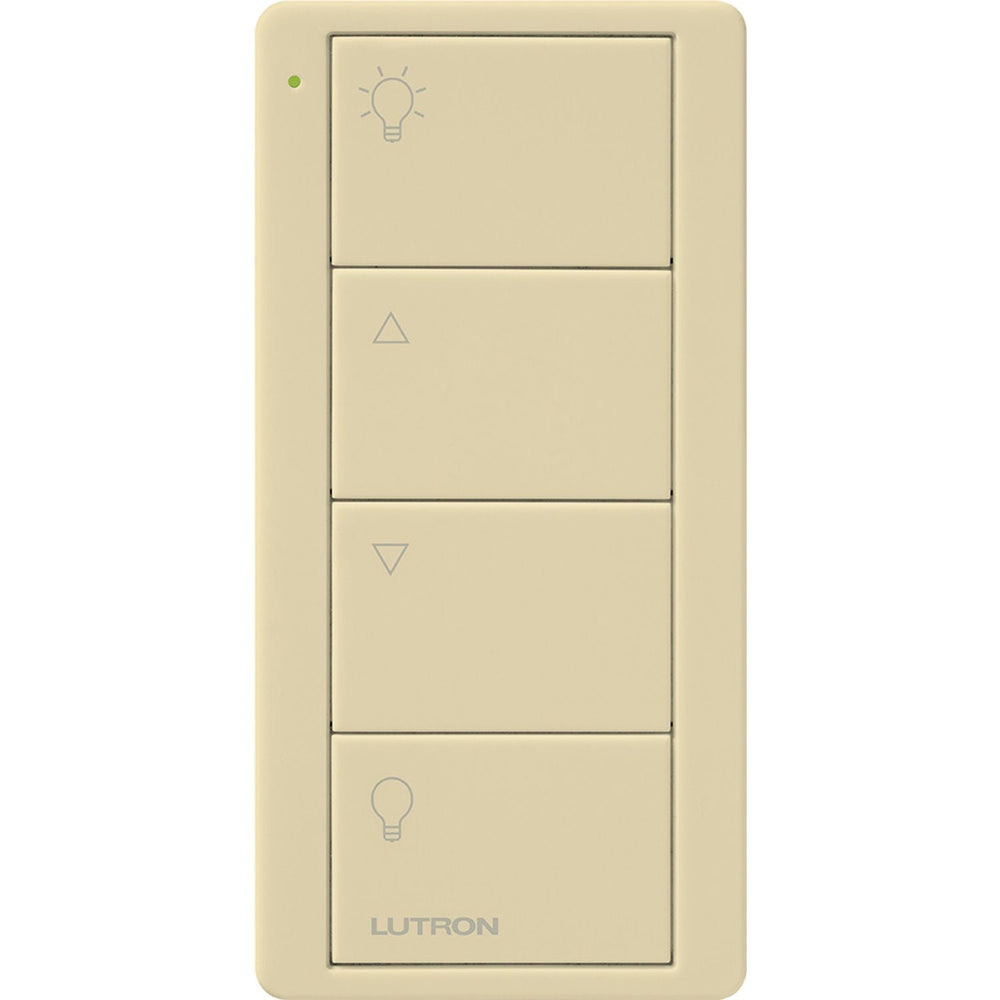 Lutron 4-Button Zone Control, Pico Smart Remote, with Light Icons, PJ2-4B-GIV-L01, Ivory