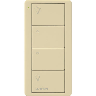 Lutron 4-Button Zone Control, Pico Smart Remote, with Light Icons, PJ2-4B-GIV-L01, Ivory