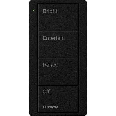 Lutron 4-Button, 4-Group Toggle, Pico Smart Remote, with Light Icons, PJ2-4B-TMN-L41, Midnight