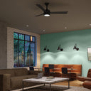 Progress P250123-31M-30 Axion II 1 Light 52 inch Matte Black Ceiling Fan
