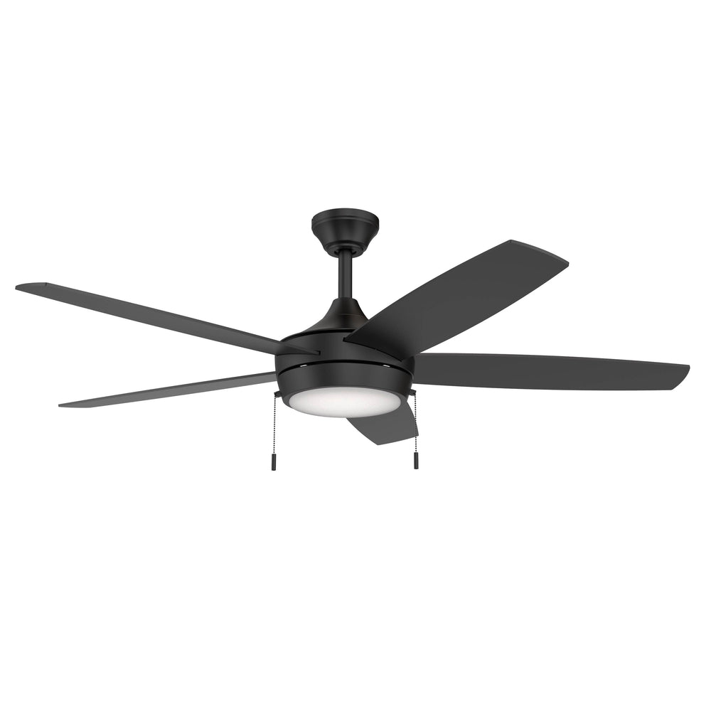 Progress Lighting P250125-31M-30 Nolyn V 5 Blade 52 Inch Matte Black Ceiling Fan