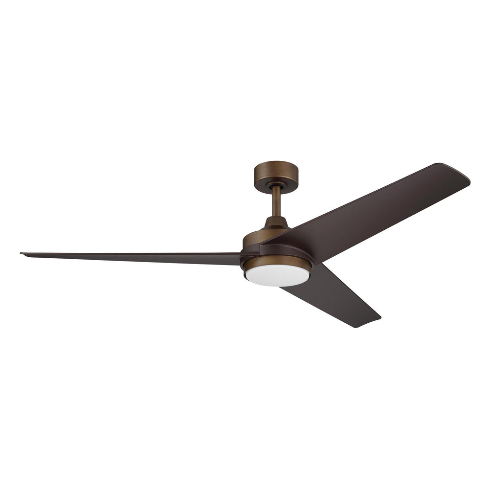 Progress Lighting P250128-215-30 Velto 1 Light 60 inch Heritage Brushed Bronze Ceiling Fan