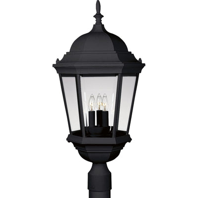 Progress Lighting P5483-31 Welbourne 3 Light Textured Black Post Lantern