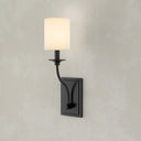 Progress P710018-031 Bonita 1 Light Matte Black Wall Sconce
