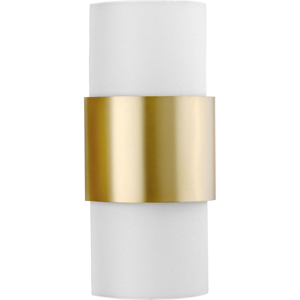 Progress Lighting P710119-109 Silva 2 Light Brushed Bronze Wall Sconce