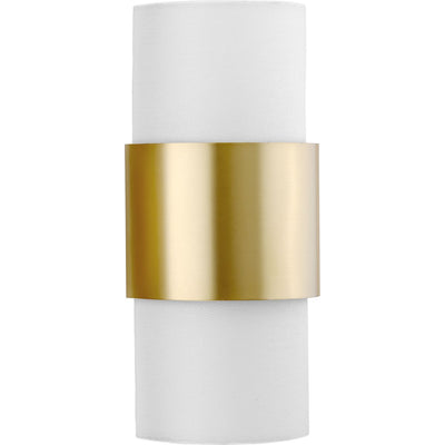 Progress Lighting P710119-109 Silva 2 Light Brushed Bronze Wall Sconce