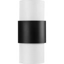 Progress P710119-31M Silva 2 Light Matte Black Wall Sconce Wall Light