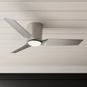 Progress P250130-009-30 Rynn 1 Light 48 inch Brushed Nickel Ceiling Fan