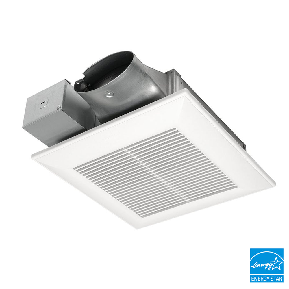 Panasonic FV-0810VSS1 WhisperValue® DC Ventilation Fan with Multi-Speed, Pick-A-Flow®, 80/100 CFM