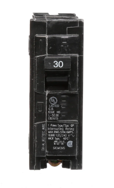 Siemens Q130H 30-Amp 1-Pole 22kA Type QP Circuit Breaker