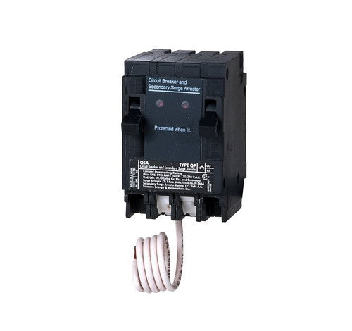 Siemens QSA1515SPD Two 15-Amp Single-Pole Type QP Surge Protection Circuit Breaker