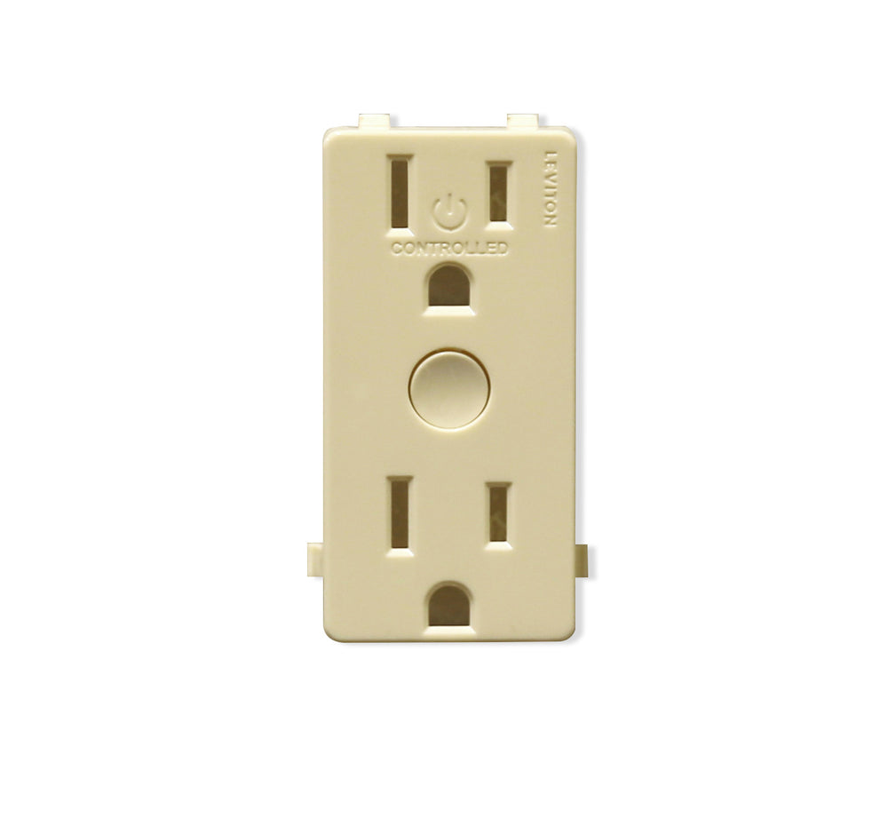 Leviton DSRKT-1PT Decora Digital/Decora Smart Receptacle Color Change Kit, for use with Decora Smart 4-button