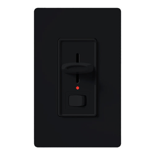 Lutron Skylark Preset Dimmer with On/Off Switch, 1000W, Incandescent/Halogen Only, Single-Pole, 120V, S-10PNL-BL, Black