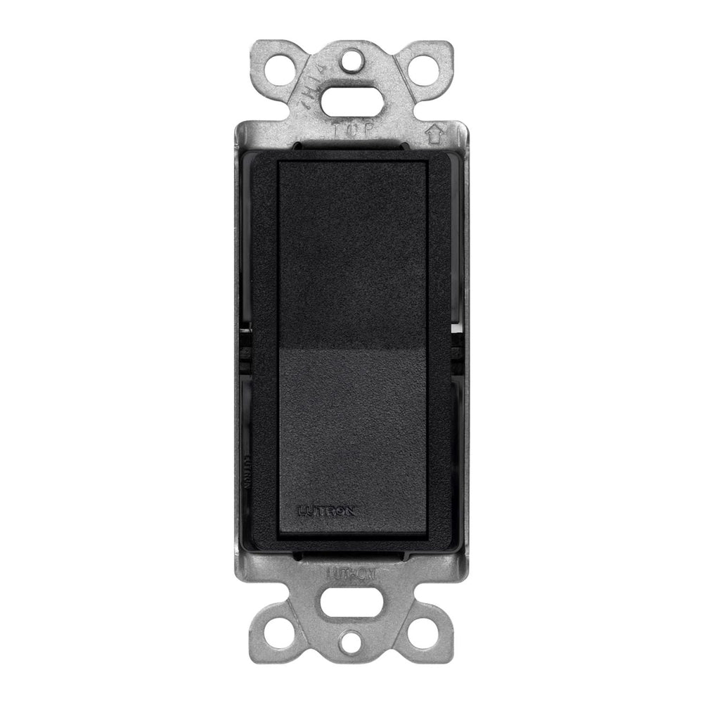 Lutron Claro Single Pole/3-Way, On/Off Rocker Switch, 15A, Satin Finish, SC-3PS-MN, Midnight