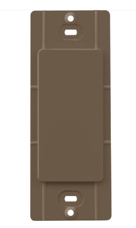 Lutron Blank Insert for Claro Wall Plates, Fits Decorator-Style Openings, SC-BI-EP, Espresso